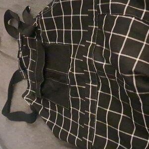 Hot topic short-all grid print